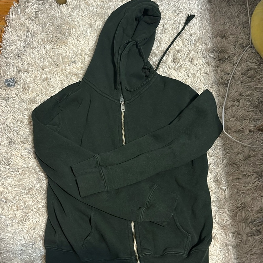 Brandy Melville dark green Christy hoodie